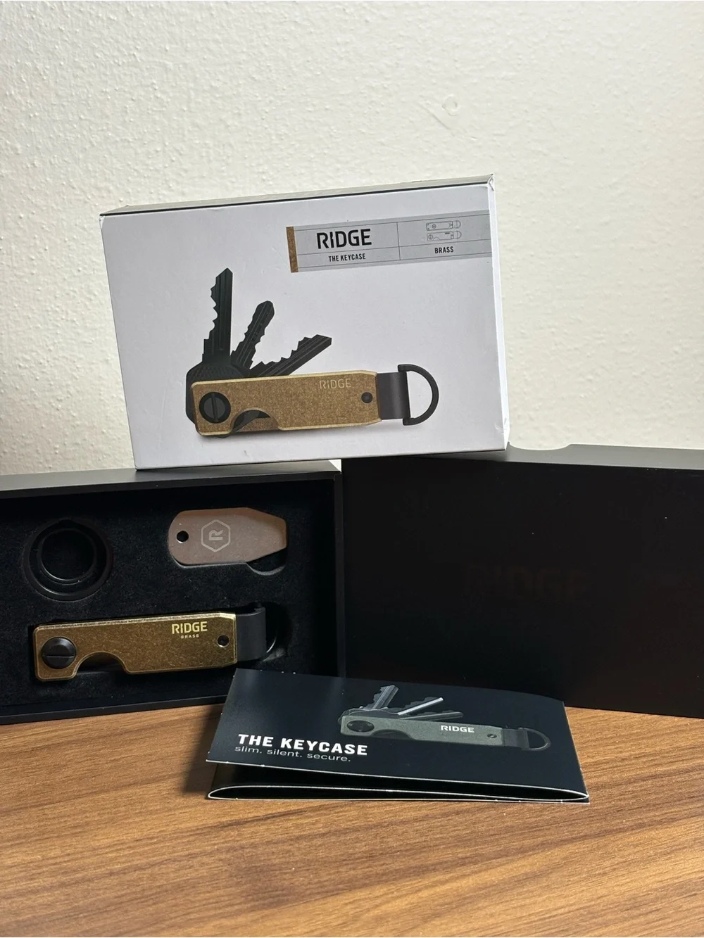 RIDGE Brass Key Case Key Organizer in Brass